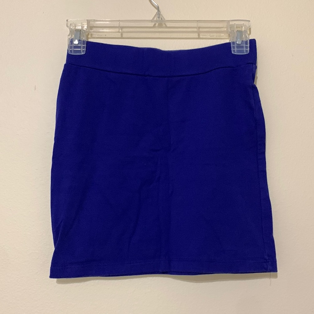 Blue skirt